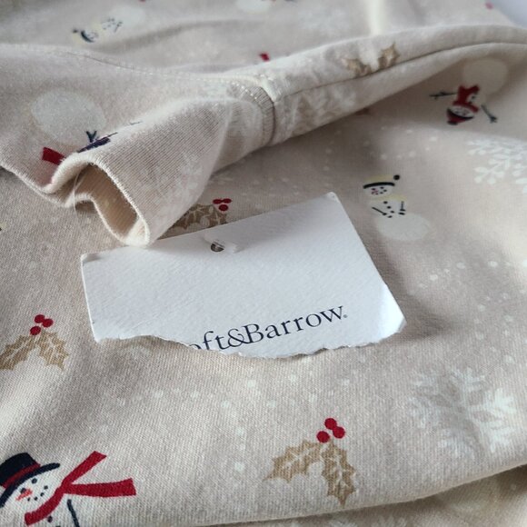 CROFT & BARROW TURTLENECK-SNOW MAN CHEER -CREAM - SIZE PXL - Picture 9 of 9